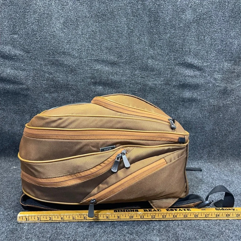 Tumi T-Tech 55381CP Bronze Ballistic Nylon Travel Bag Forsyth Laptop Backpack‎